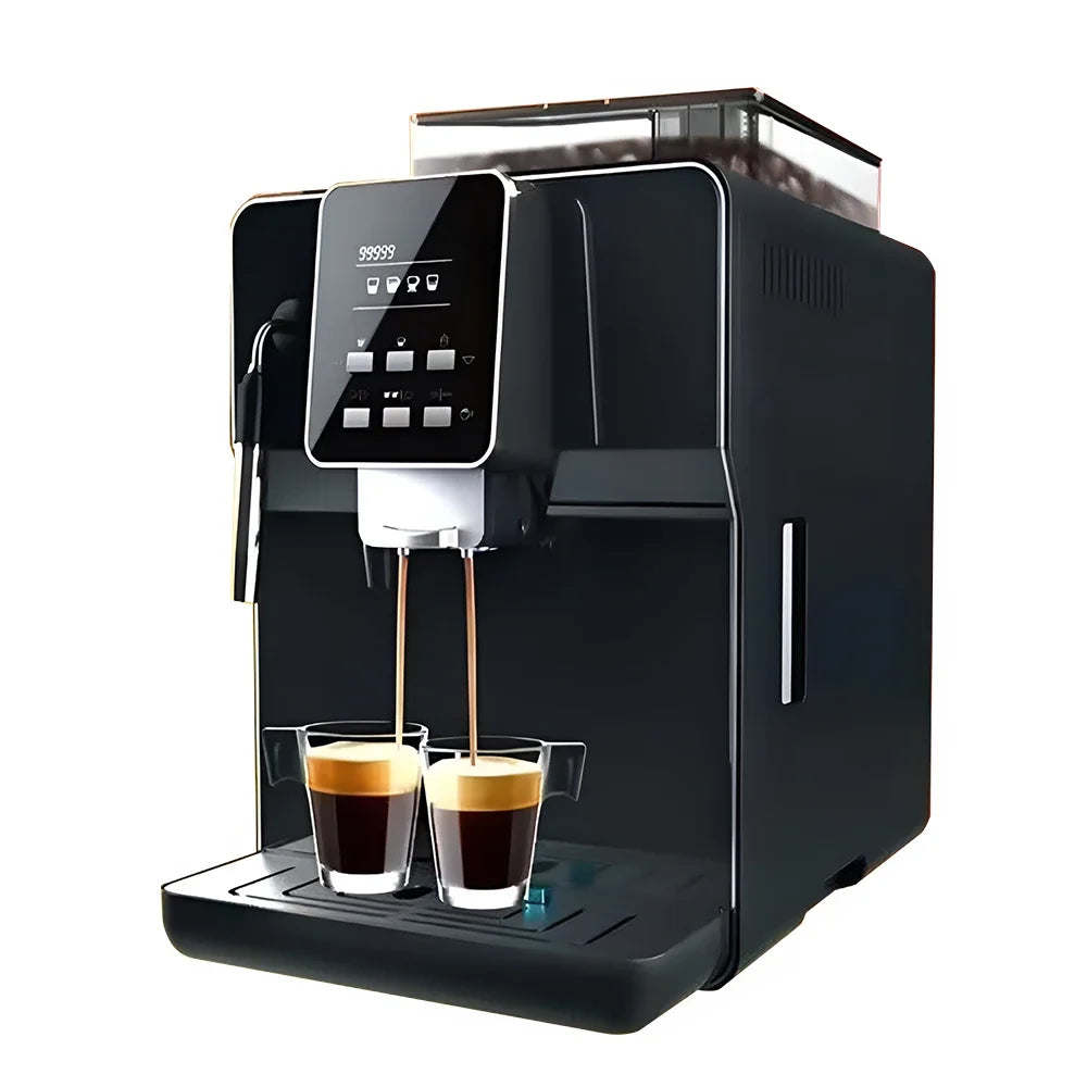 Caffeine & Co Commercial Automatic Cappuccino Latte Macchiato Cafe Bean To Cup Coffee Machine Espresso With Grinder